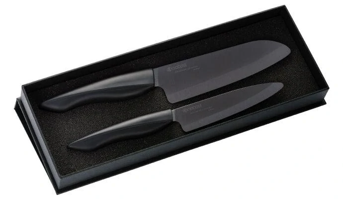 Darčeková sada keramických nožov KYOCERA Shin Black